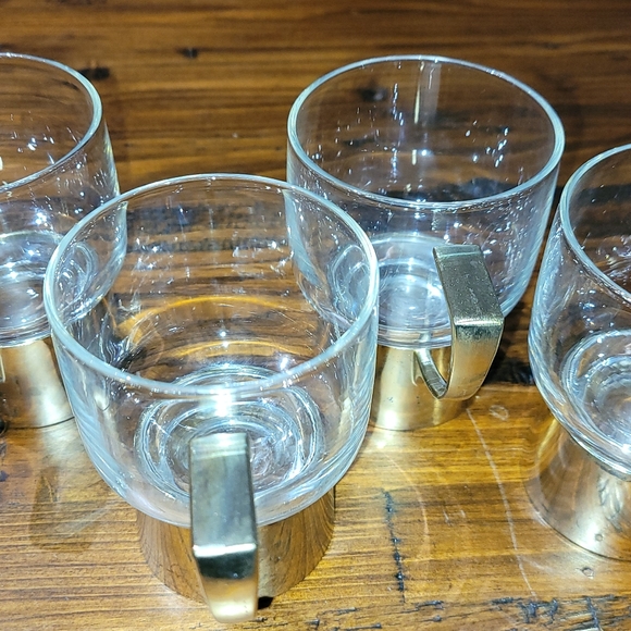 SET OF 4 VINTAGE BRANDY GLASSES. - Picture 5 of 6